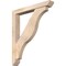 Ekena Millwork Funston Slat Smooth Bracket w/ Offset Brace, Douglas Fir, 5 1/2"W x 38"D x 44"H BKT0604X38X44FST06SDF - alternate 1